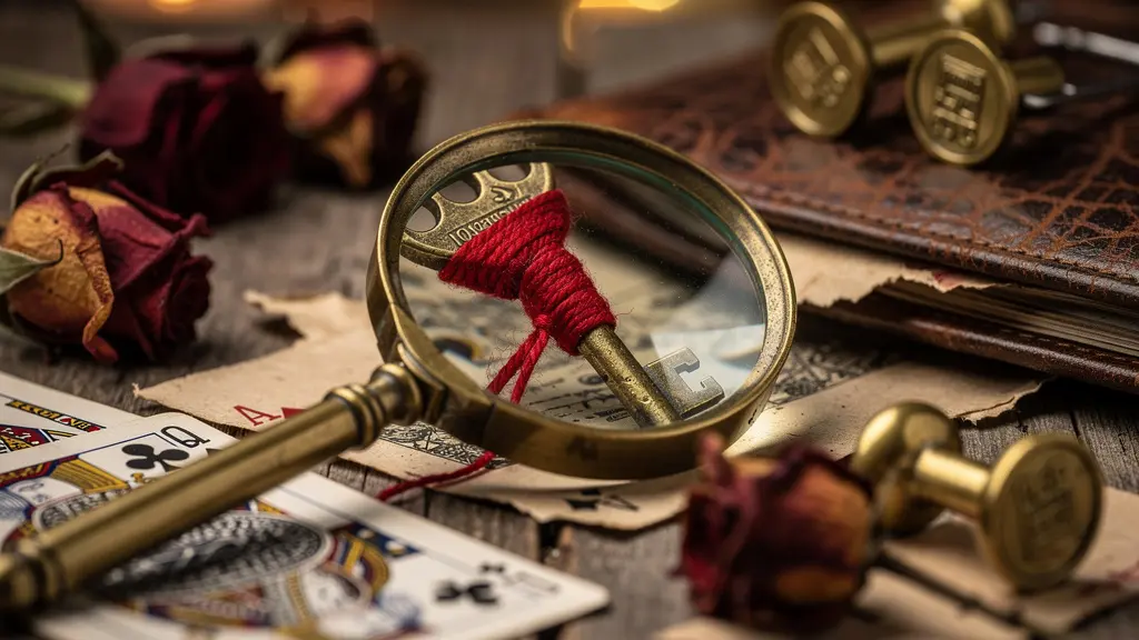 Décoration de murder party avec indices cachés dans les éléments du décor