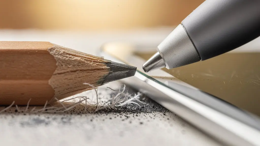 Espace de travail montrant l'harmonie entre outils traditionnels et numériques